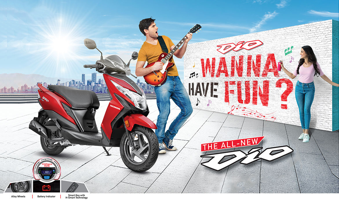 Honda dio discount bs vi standard